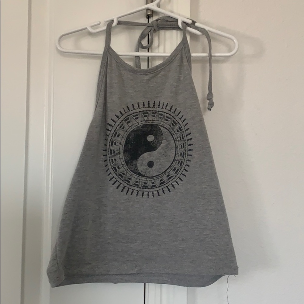 Yin Yang Halter Top